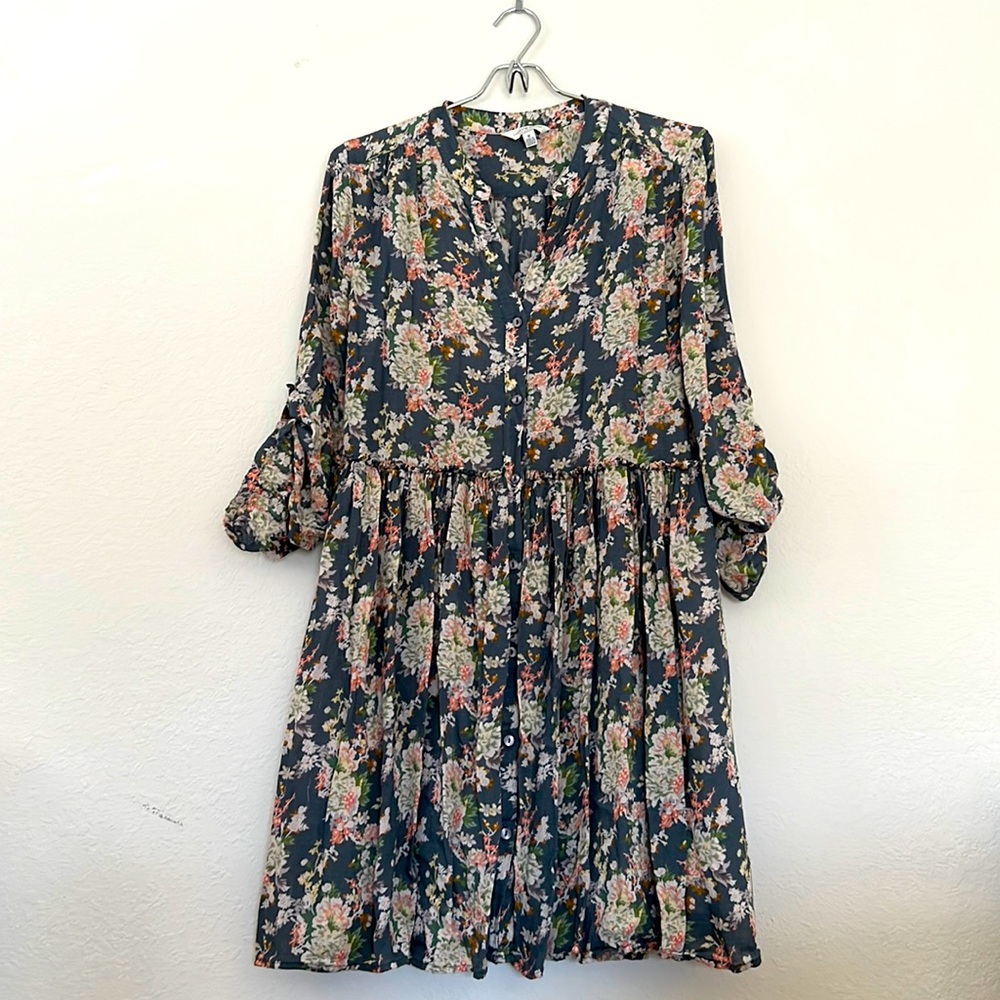 Adorable Lucky Autumn Button Dress